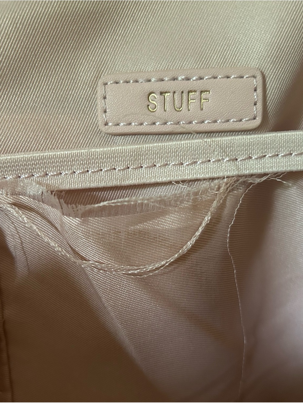 Poppy & Peonies Quilted Grey Backpack - Picture 5 of 8
